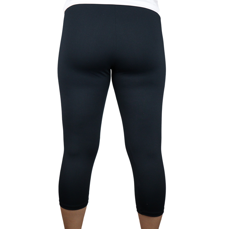 Calça legging panturrilha sem costura lateral