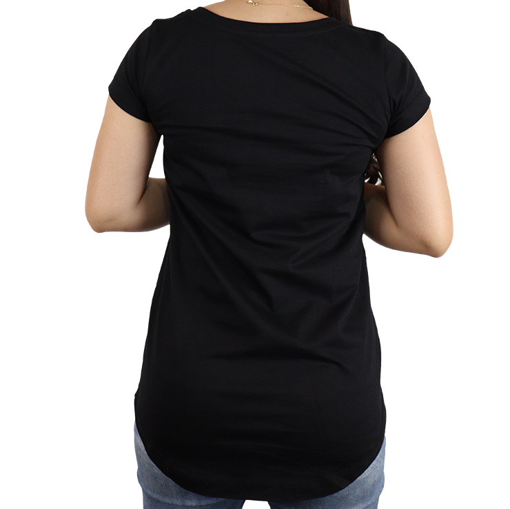 Camiseta feminina t-shirts alongada