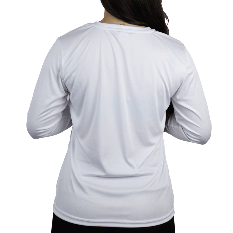 Camiseta plus size feminina fit manga longa gola pronta