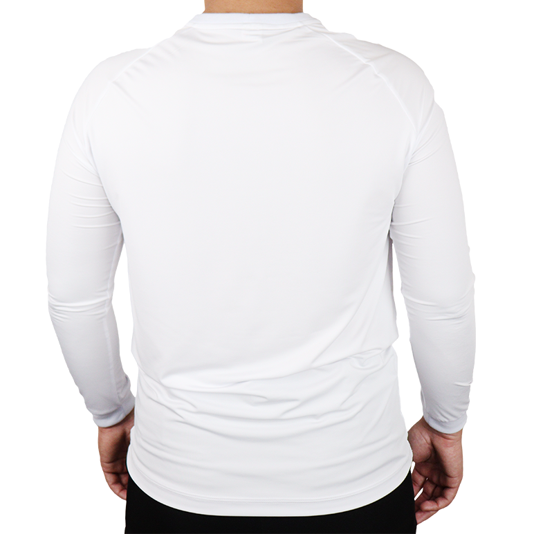 Camiseta masculina raglan manga longa gola pronta