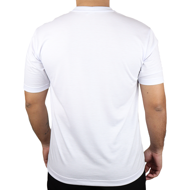 Camiseta masculina clássica manga curta gola careca