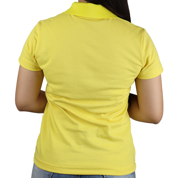 Camisa feminina manga curta polo gola pronta