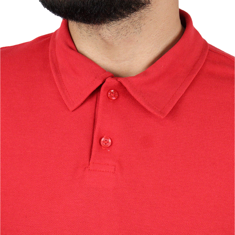 Camisa masculina polo manga curta gola mesmo tecido