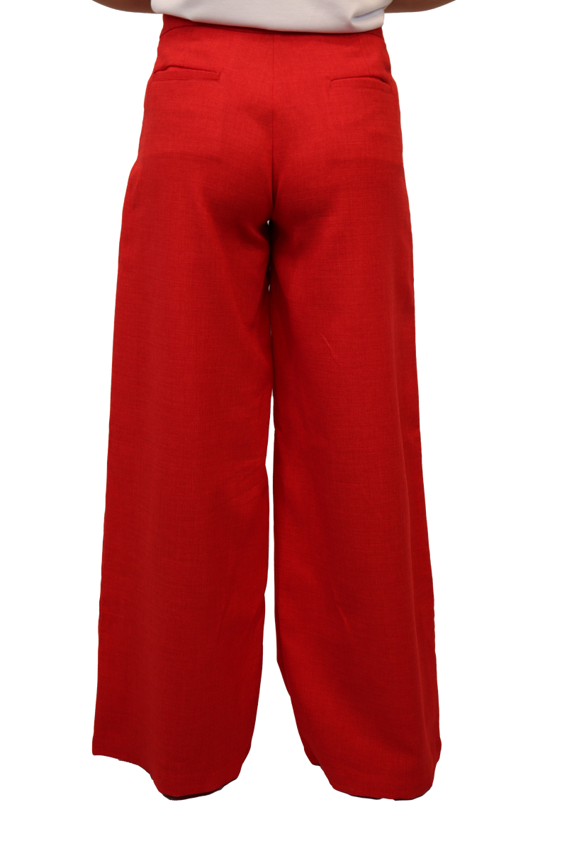 Calça feminina pantalona clássica