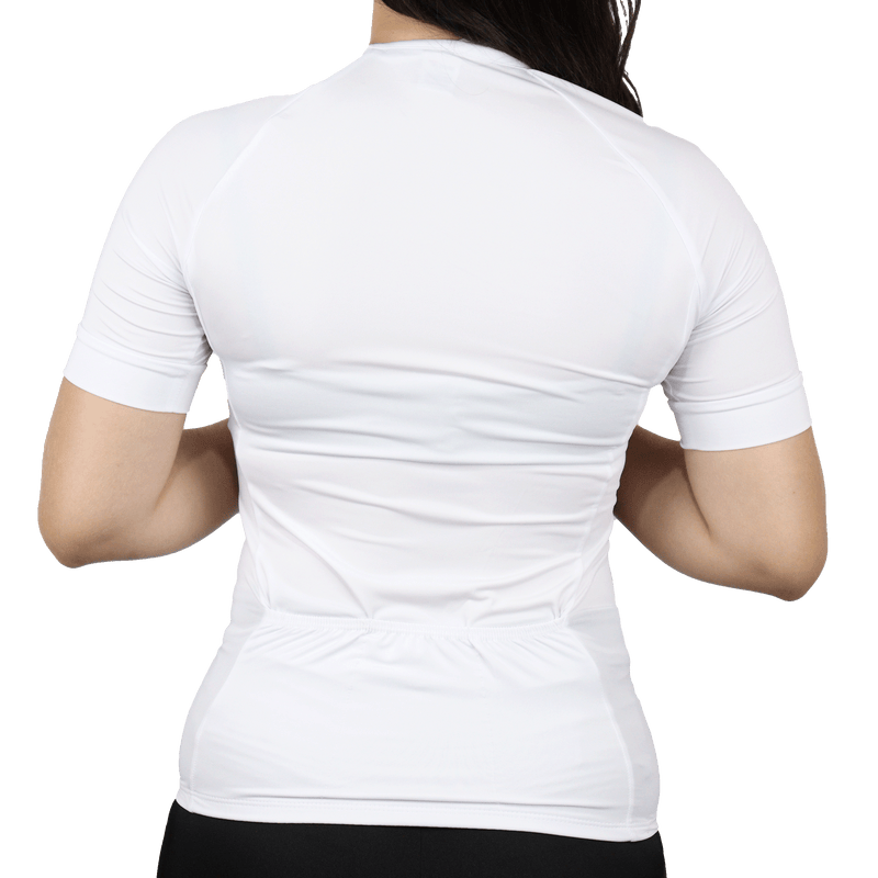 Camiseta feminina ciclista manga curta