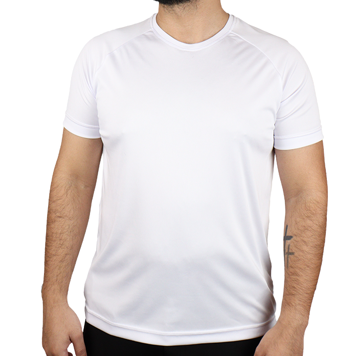 Camiseta masculina raglan fit manga curta