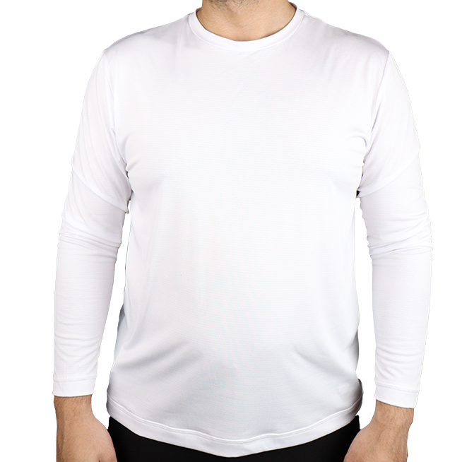 Camiseta masculina fit manga longa