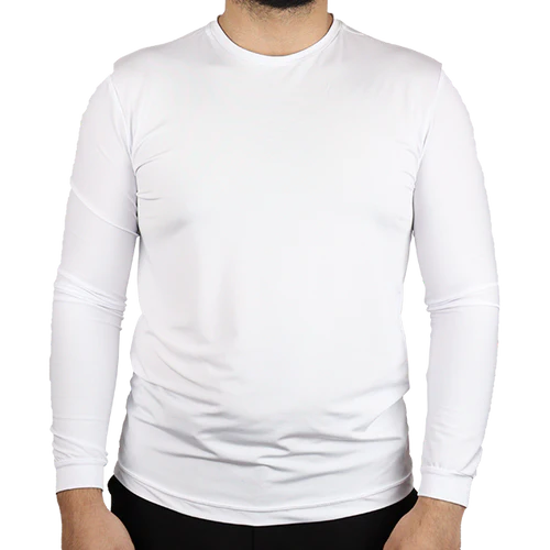 Camiseta plus size masculina fit manga longa