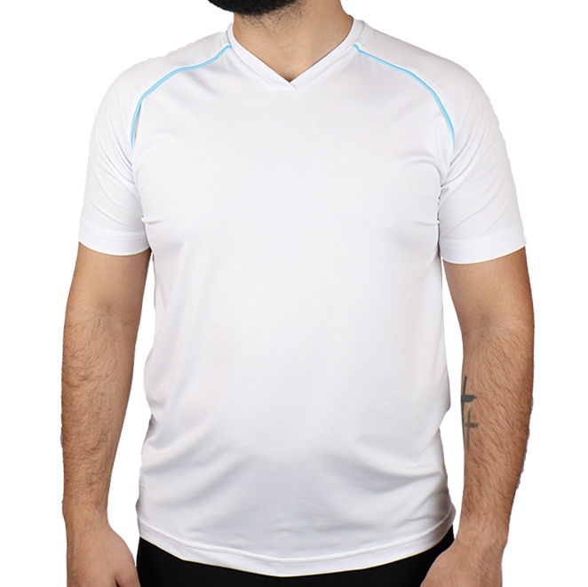 Camiseta masculina raglan manga curta com vivo