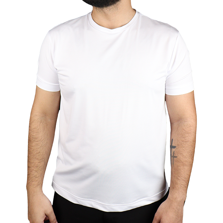 Camiseta masculina fit manga curta