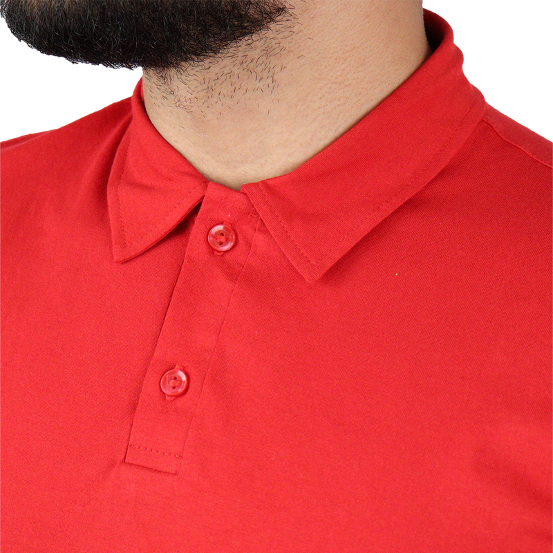 Camisa masculina polo fit manga curta gola mesmo tecido