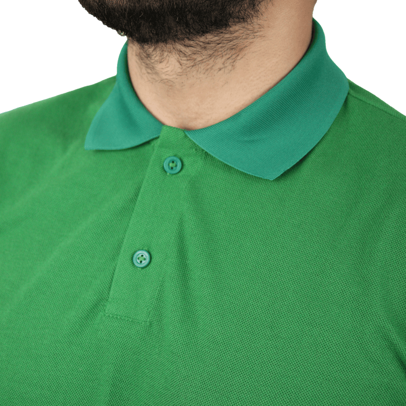 Camisa masculina polo gola e punho pronto manga curta